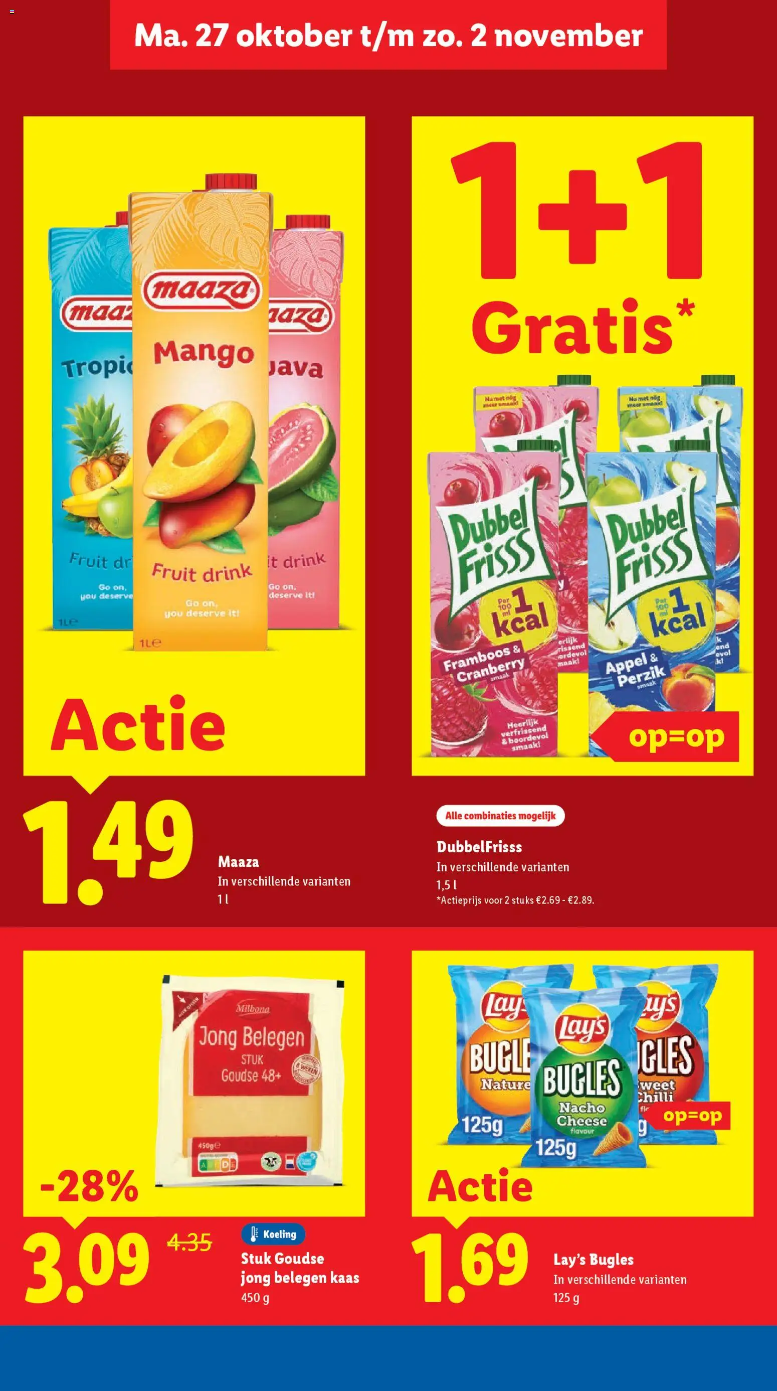 {H1} | Pagina: 9 | Producten: Kaas, Chips, Fruit, Mango
