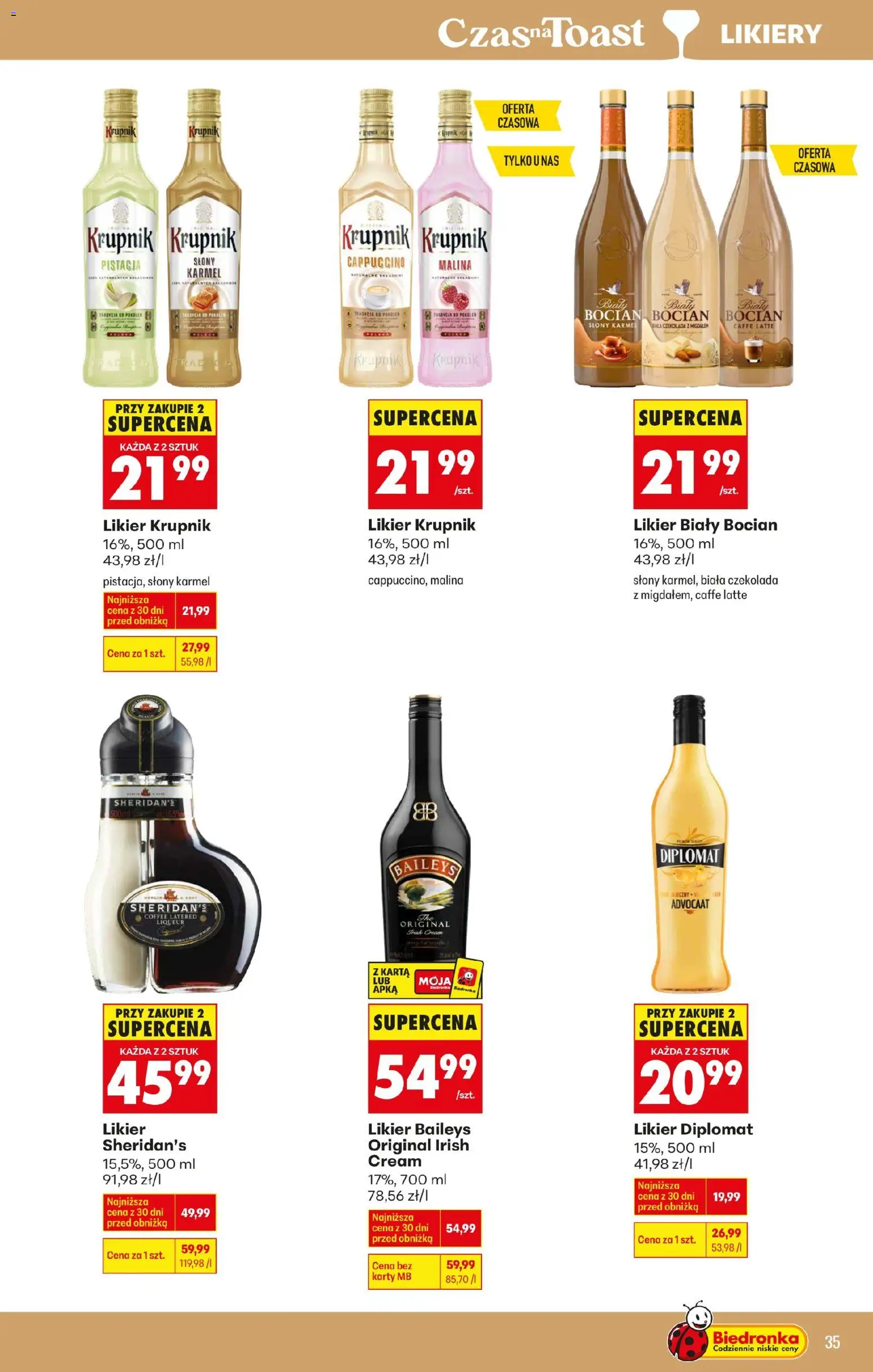 Biedronka gazetka - Czas na toast od 23.02.2026 | Strona: 39