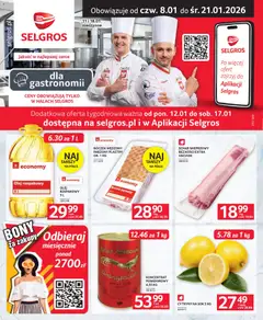 Pogląd oferty "Selgros cash&carry Gazetka - Oferta dla gastronomii" - ważna od 08.01.2026