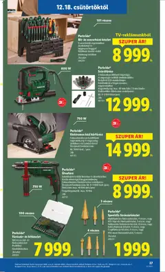 Lidl Akciós újság - amely érvényes a következő dátumtól: 18.12.2025 | Oldal: 27