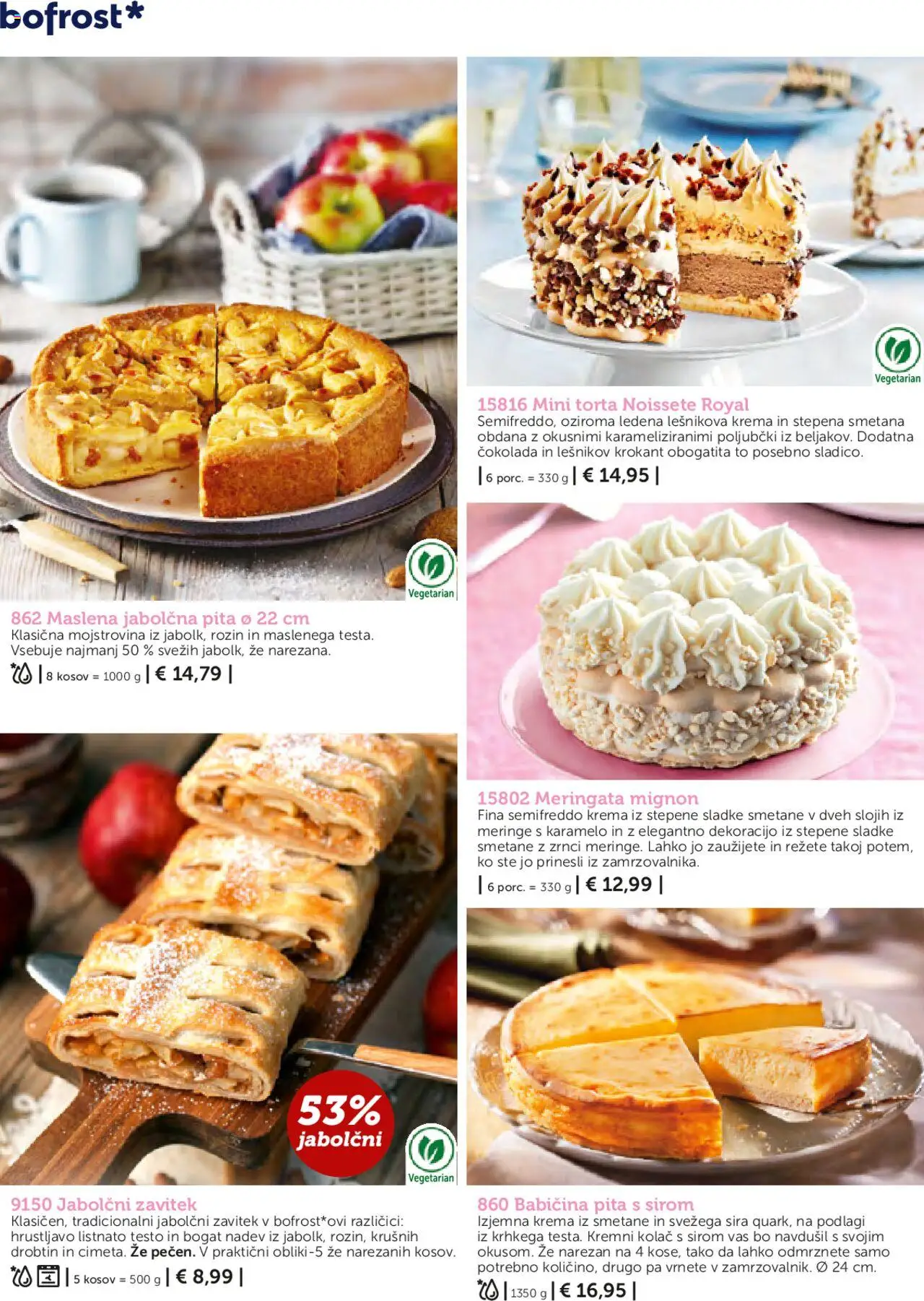 Novi Bofrost katalog ponudbe – veljaven od 01.05.2025 | Stran: 88 | Izdelki: Pita, Torta, Krema, Smetana