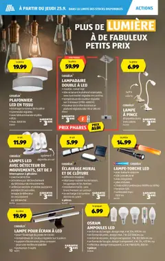 Aldi Aktionen IT – gültig ab 25.09.2025 | Seite: 11 | Produkte: Batterie, Lampe