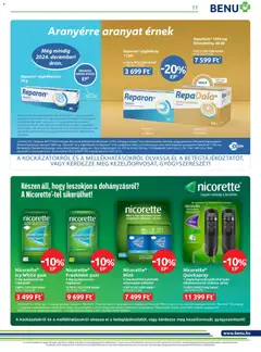 BENU Gyógyszertárak Akciós újság - amely érvényes a következő dátumtól: 01.02.2026 | Oldal: 11 | Termékek: Rágógumi, Doboz, Répa