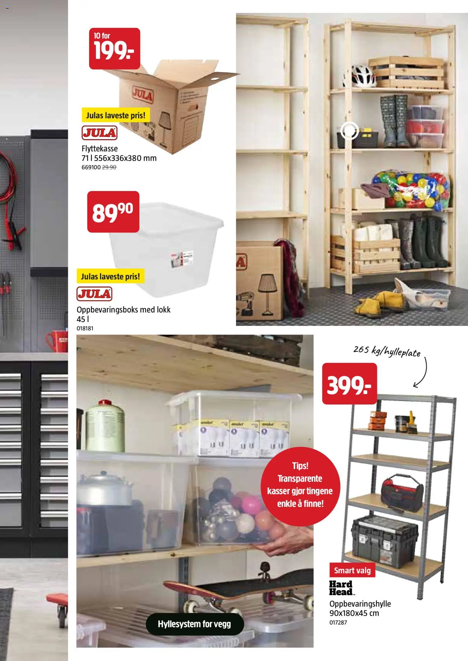 {H1} | Side: 15 | Produkter: Oppbevaringsboks, Hyllesystem