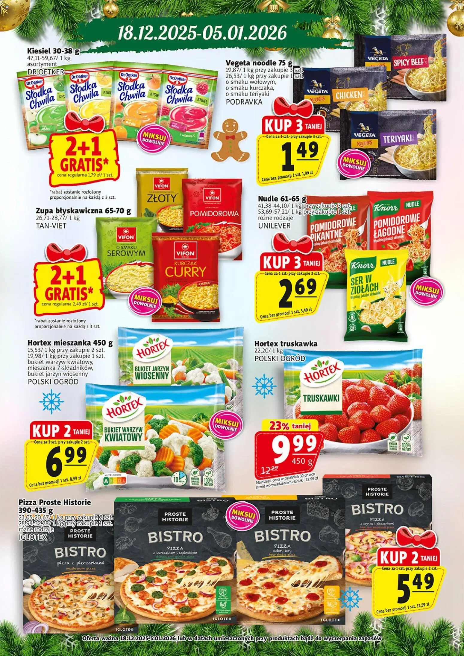 Prim Market Gazetka świąteczna od 01.12.2025 | Strona: 18 | Produkty: Kurczak, Szynka, Zupa, Truskawki
