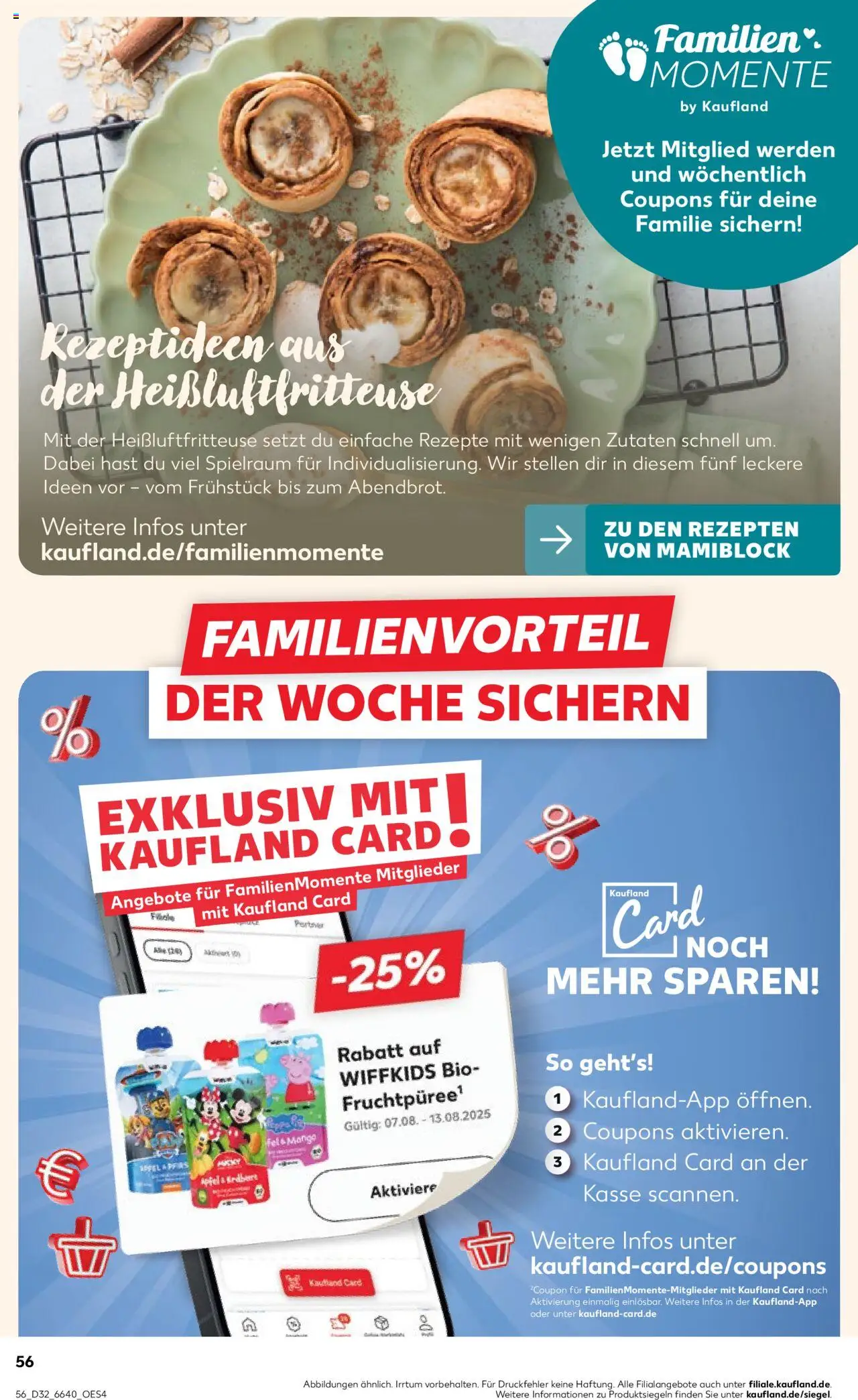 Kaufland prospekt Speyer	 - gültig ab dem 07.08.2025 | Seite: 56 | Produkte: Äpfel, Heißluftfritteuse