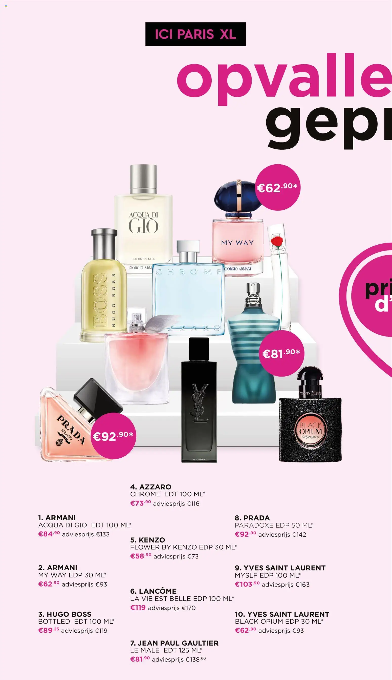 {H1} | Pagina: 2 | Producten: La, Eau de toilette