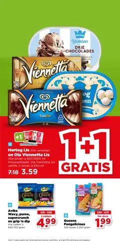 Aviko Wavy, puree, supercrunch en grip 'n dip, Alle zakken à 600-750 gram - Voorbeeld van een folder van Plus, geldig van 18.02.2026 | Pagina: 29