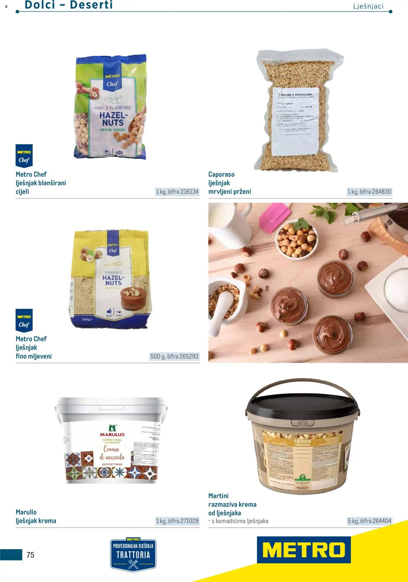 Metro katalog | vrijedi od 05.03.2026 | Stranica: 75 | Proizvodi: Krema, Lješnjak