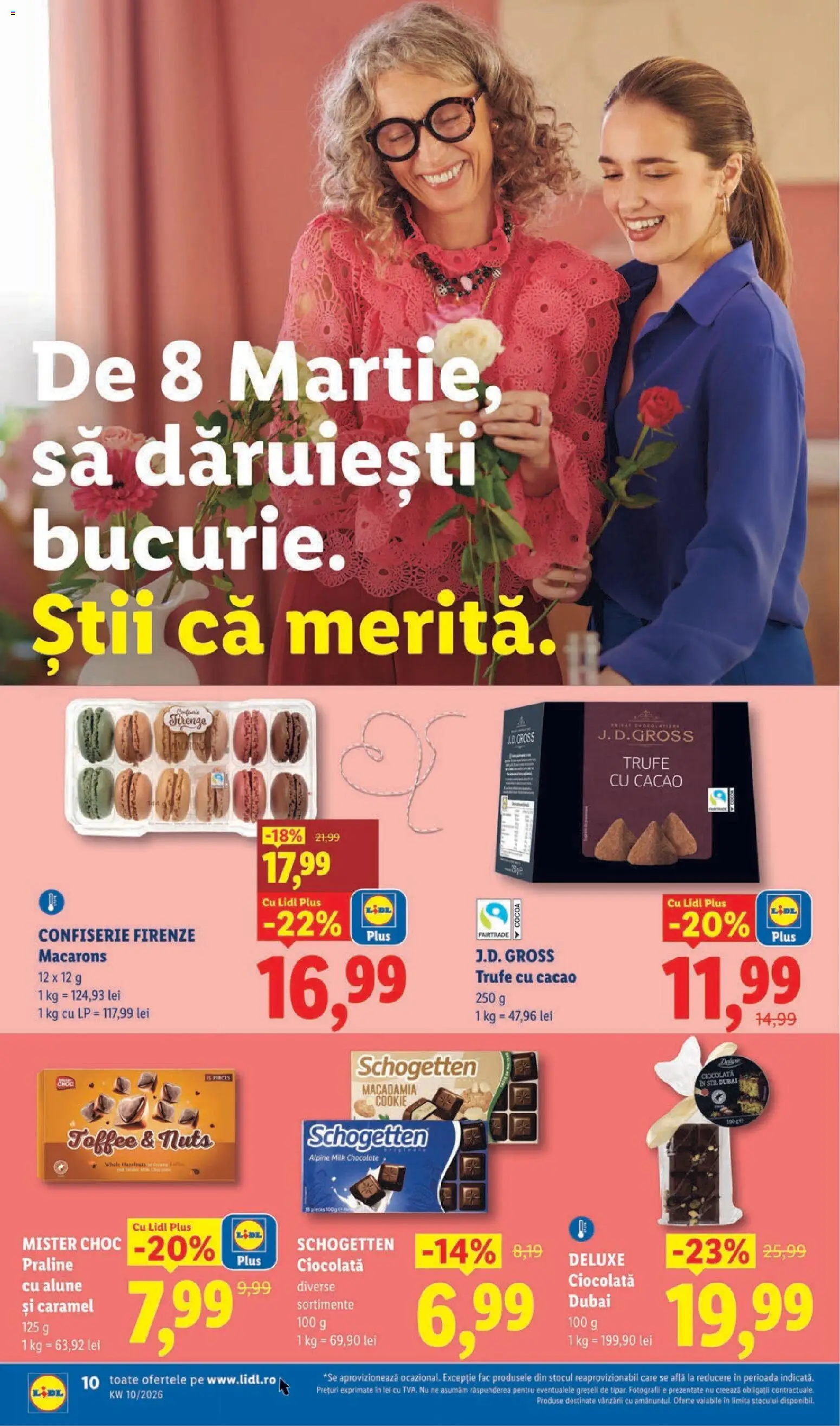 Noul catalog Lidl – valabil de la 02.03.2026 | Pagină: 10 | Produse: Alune, Ciocolată, Macarons, Ayakkabı düzenleyici