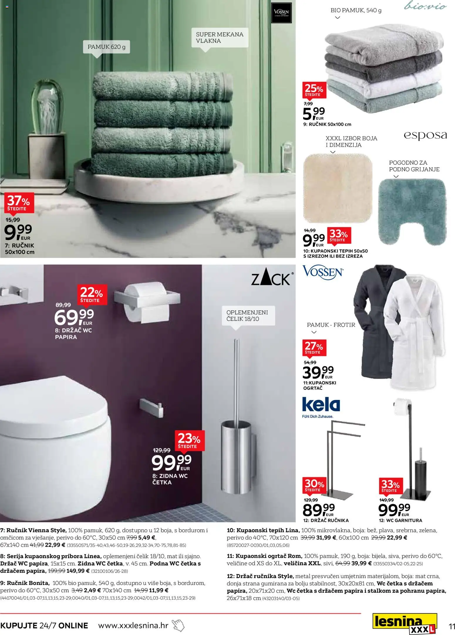 Lesnina katalog | vrijedi od 24.02.2026 | Stranica: 11 | Proizvodi: Tepih, Četka, Ručnik