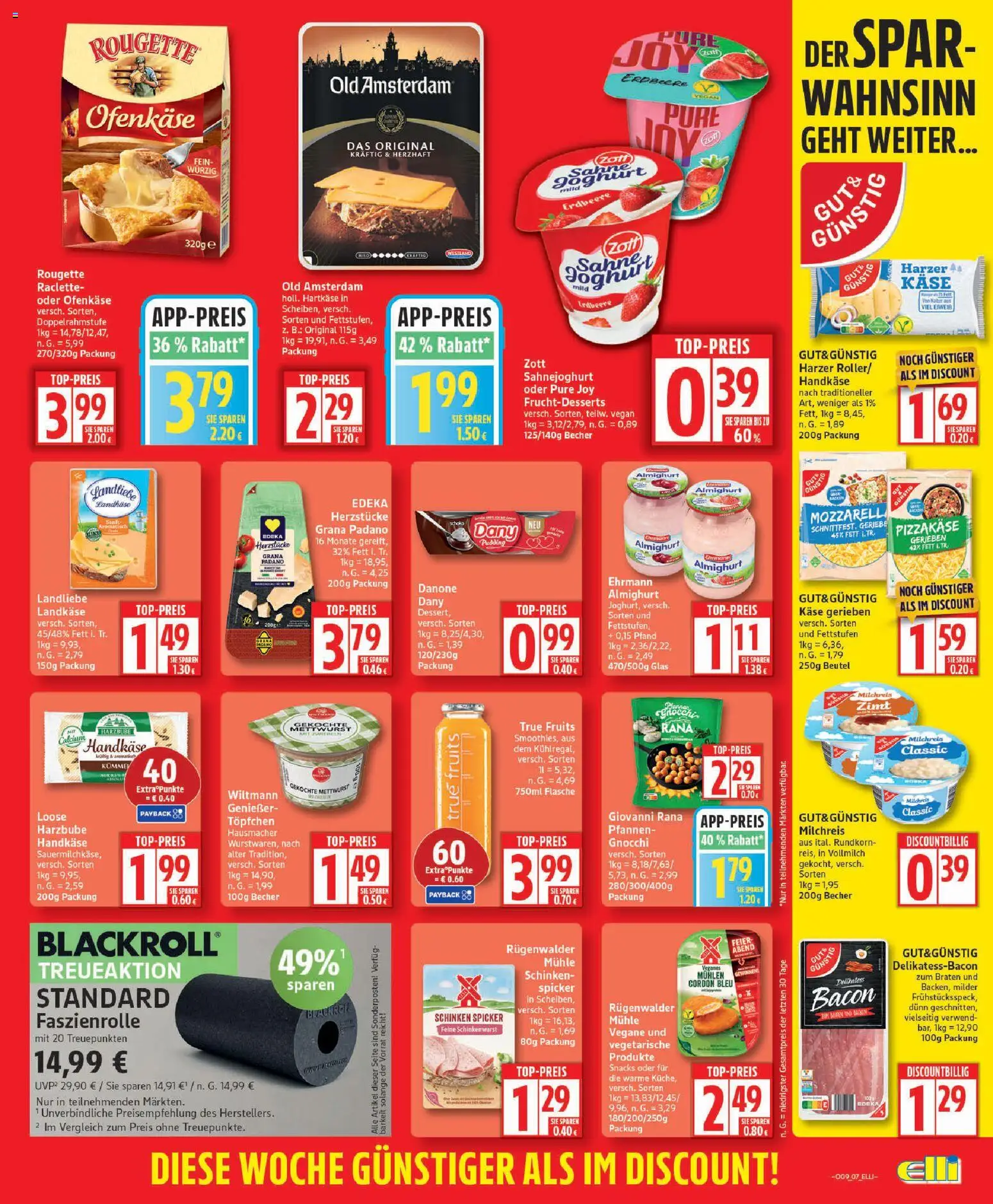 Elli Markt - Broschüre – gültig ab 23.02.2026 | Seite: 7 | Produkte: Mühle, Käse, Schinken, Sahne