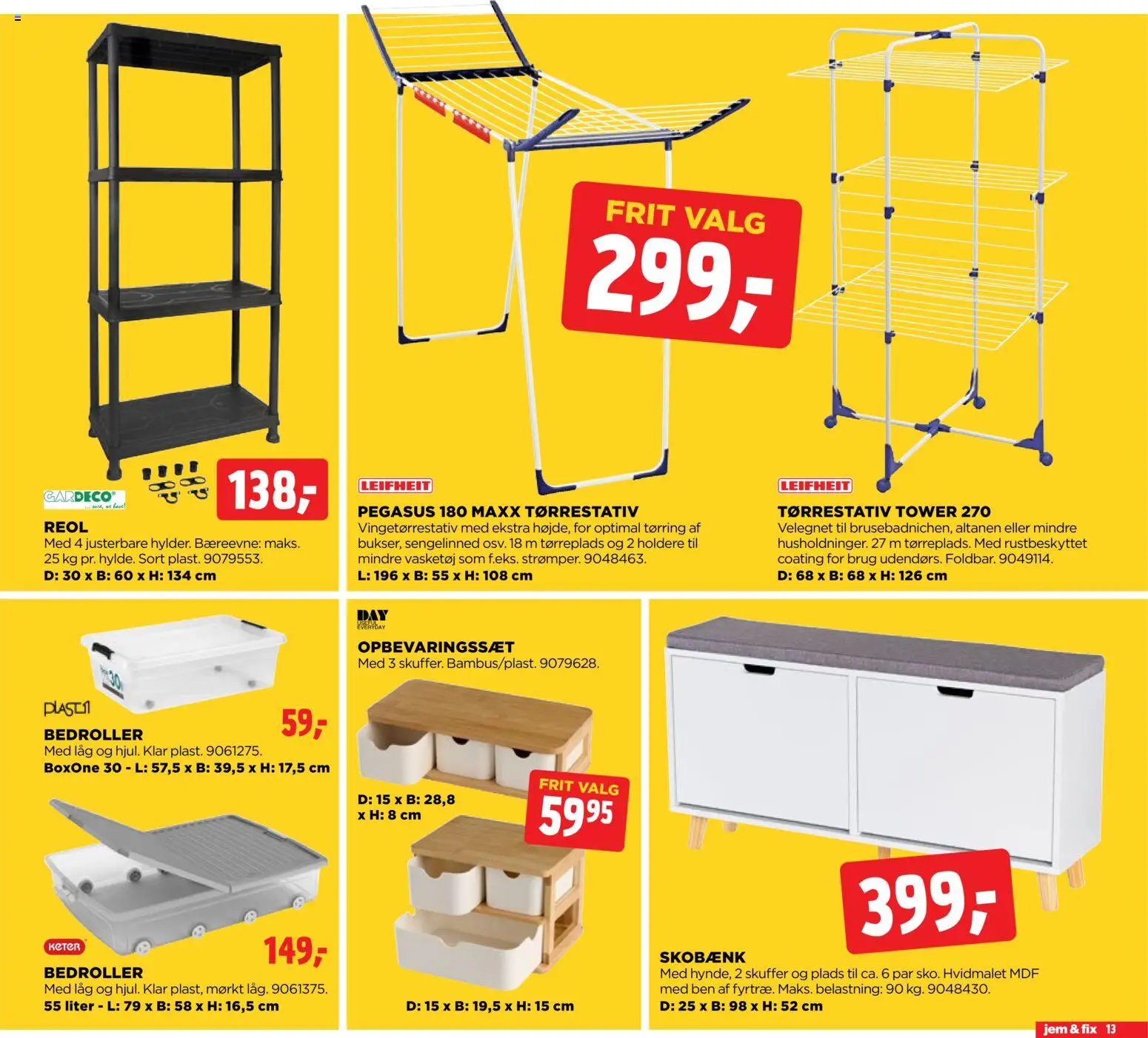 Jem & fix tilbudsavis – gyldig fra 25.01.2026 | Side: 13 | Produkter: Søm