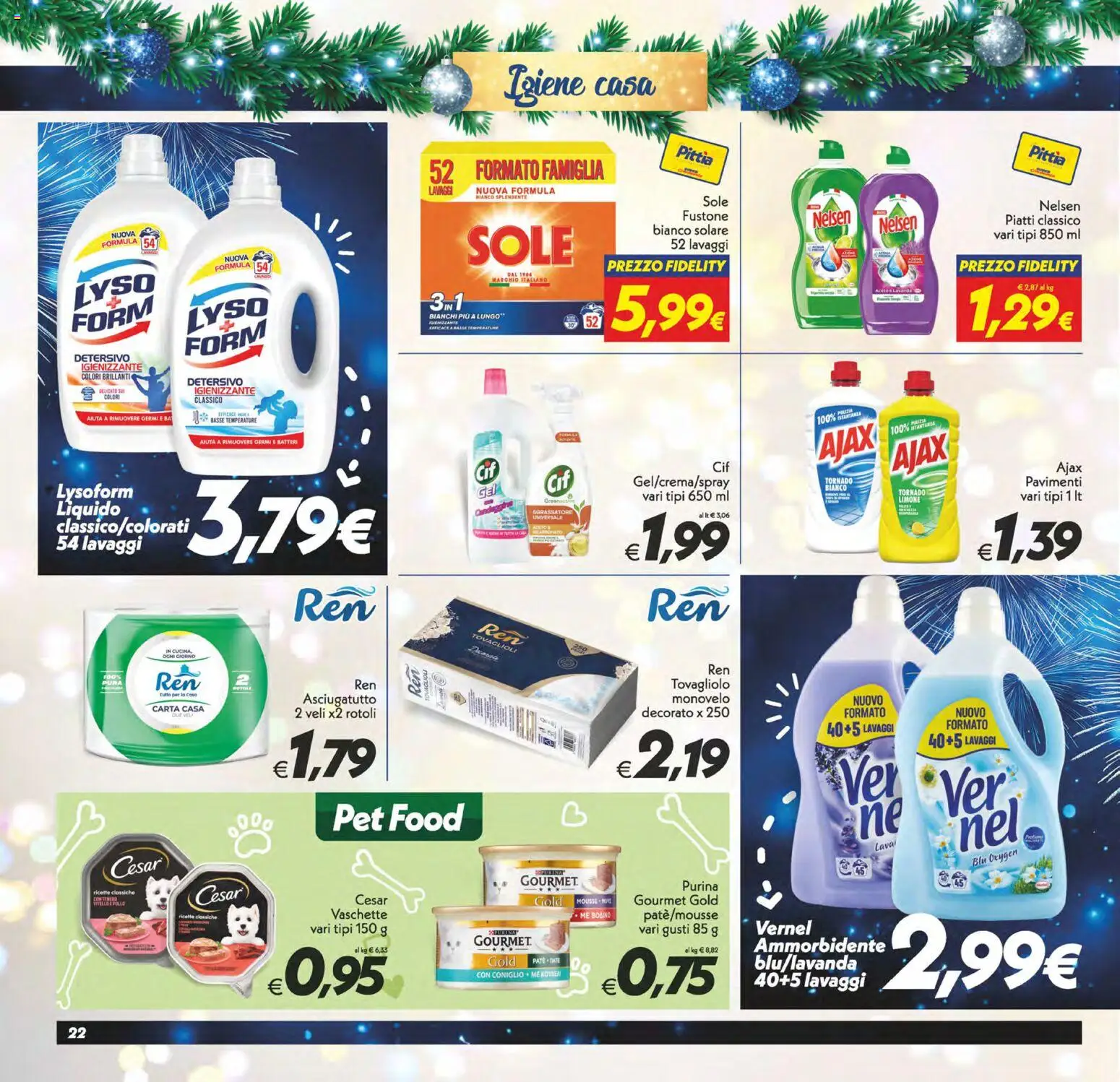 Volantino SuperConveniente del 27.12.2025 | Pagina: 22 | Prodotti: Ammorbidente, Limone, Vitello, Asciugatutto