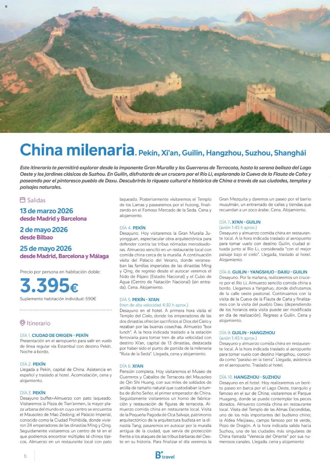 B the travel brand Viajeros Expertos Internacional 2026 │ válido desde el 03.10.2025 | Página: 6 | Productos: Ron, Té, Horno