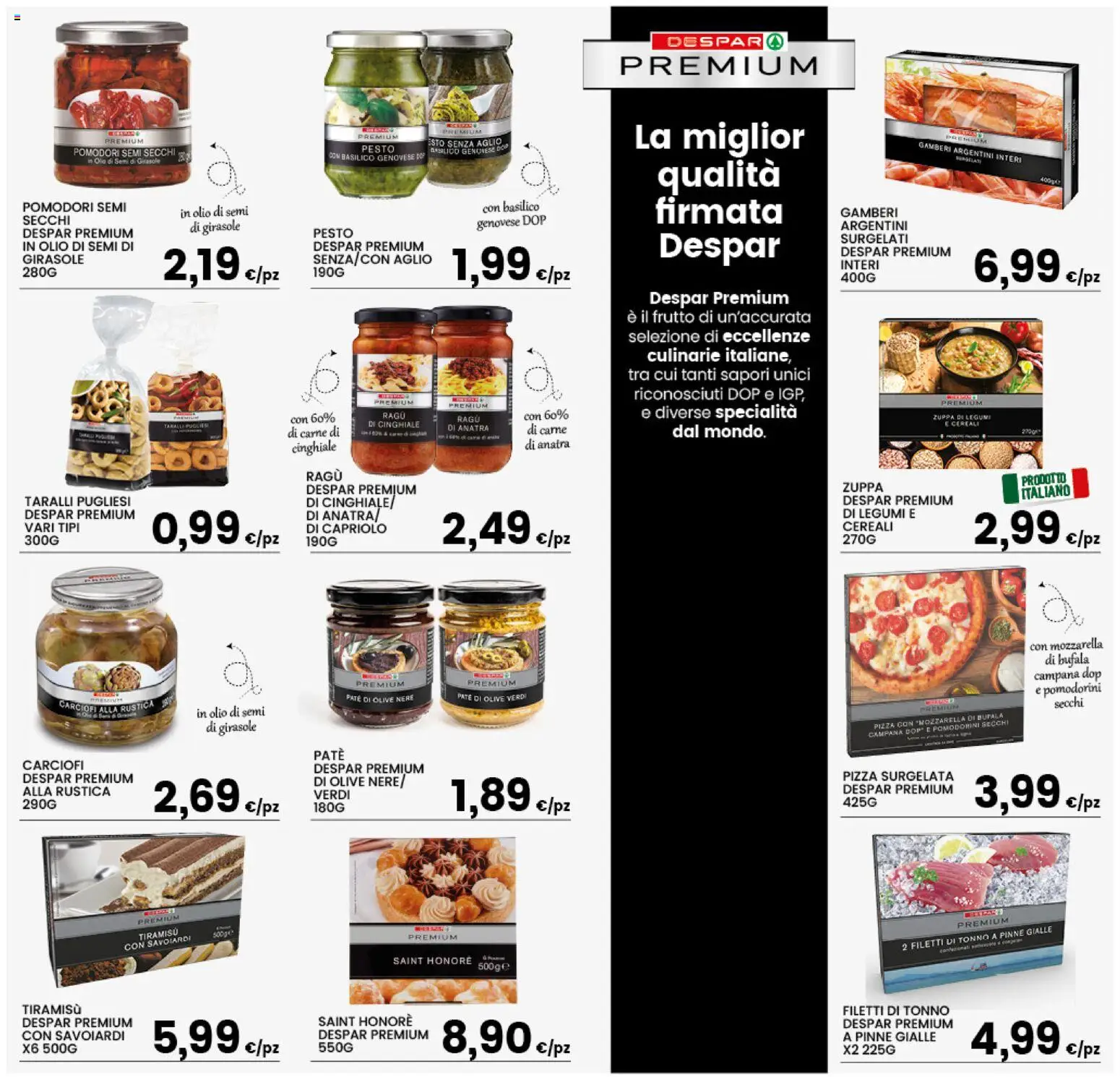 Volantino Interspar del 11.12.2025 | Pagina: 24 | Prodotti: Pomodorini, Olio, Aglio, Taralli