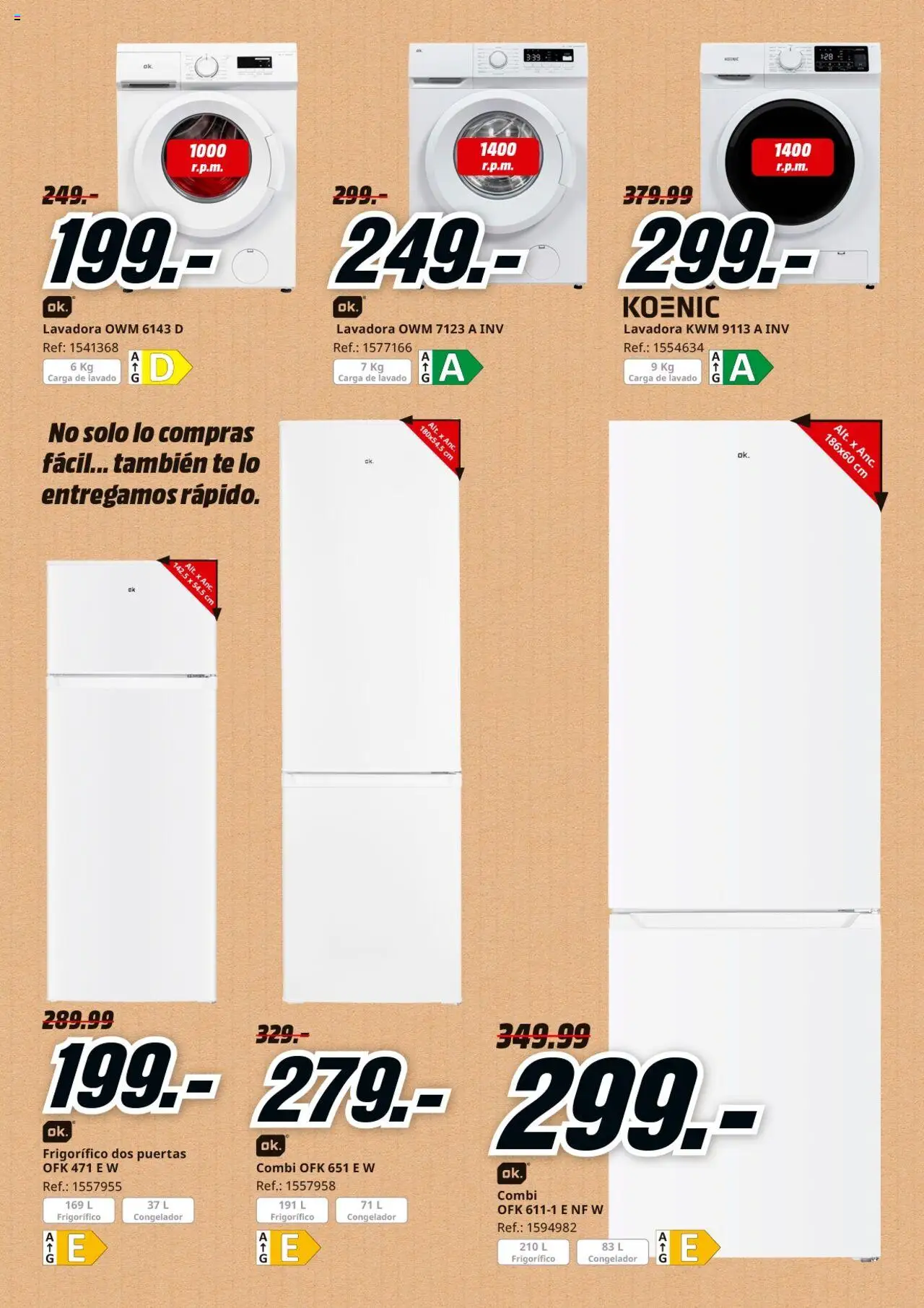 Media Markt folleto │ válido desde el 08.10.2025 | Página: 14 | Productos: Té, Congelador, Lavadora, Combi