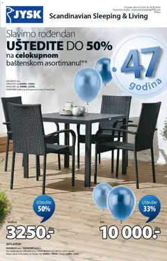 Jysk katalog - pregled Jysk kataloga - važi od 22.04.2026