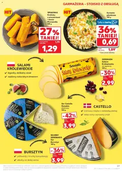 Kaufland gazetka od 31.07.2025 | Strona: 27 | Produkty: Karta, Krokiety, Ser, Mozzarella