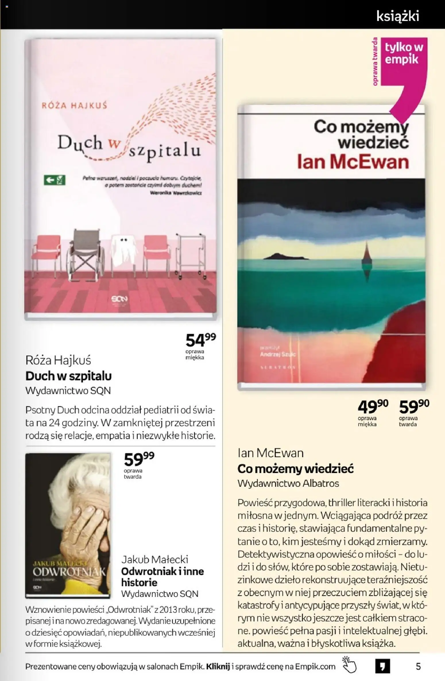 Empik promocje od 11.03.2026 | Strona: 5 | Produkty: Książki