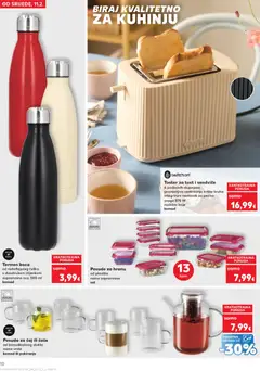 Posuda za čaj ili čaše, od borosilikatnog stakla razne vrste komad ili pakiranje - Pregled kataloga iz trgovine Kaufland, vrijedi od 11.02.2026 | Stranica: 10