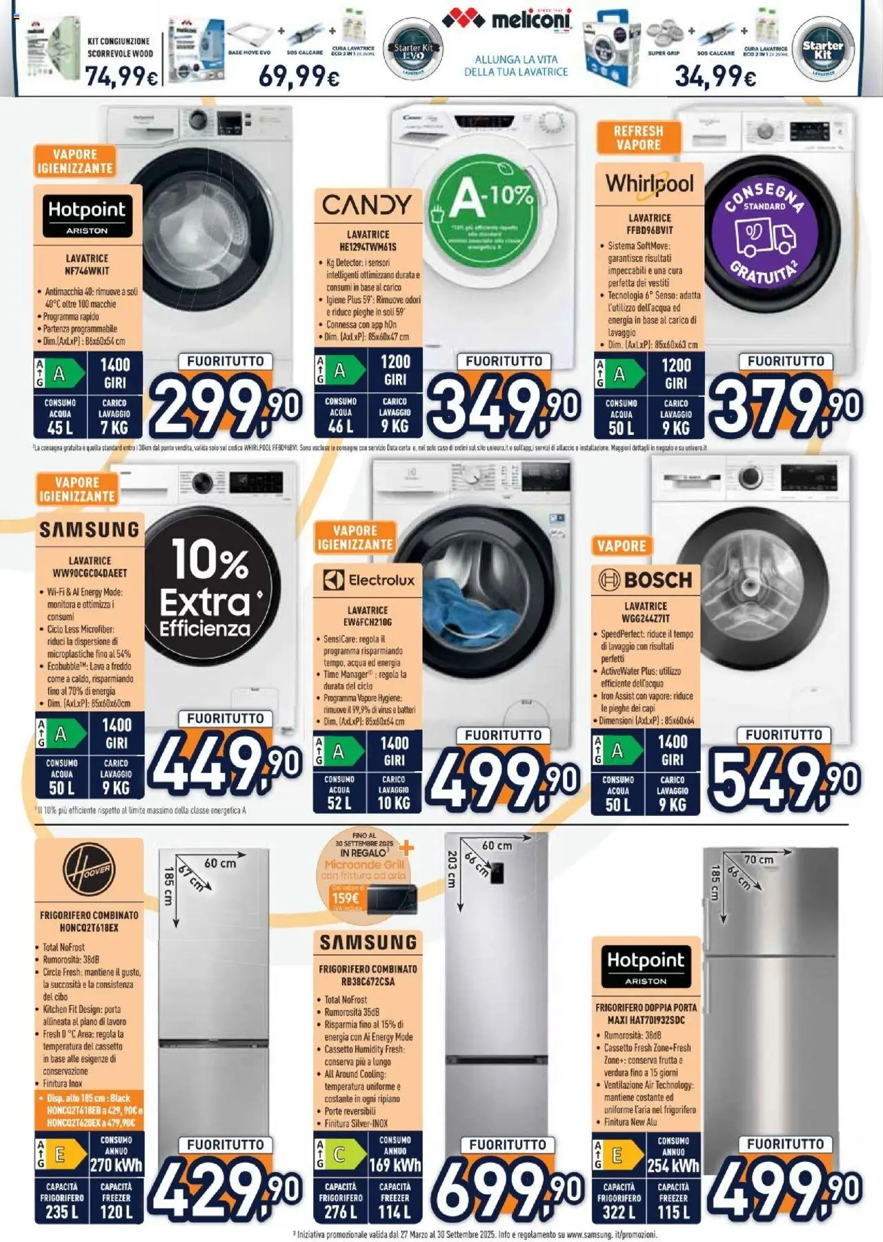 Volantino Unieuro del 01.08.2025 | Pagina: 18 | Prodotti: Frutta, Freezer, Data, Frigorifero