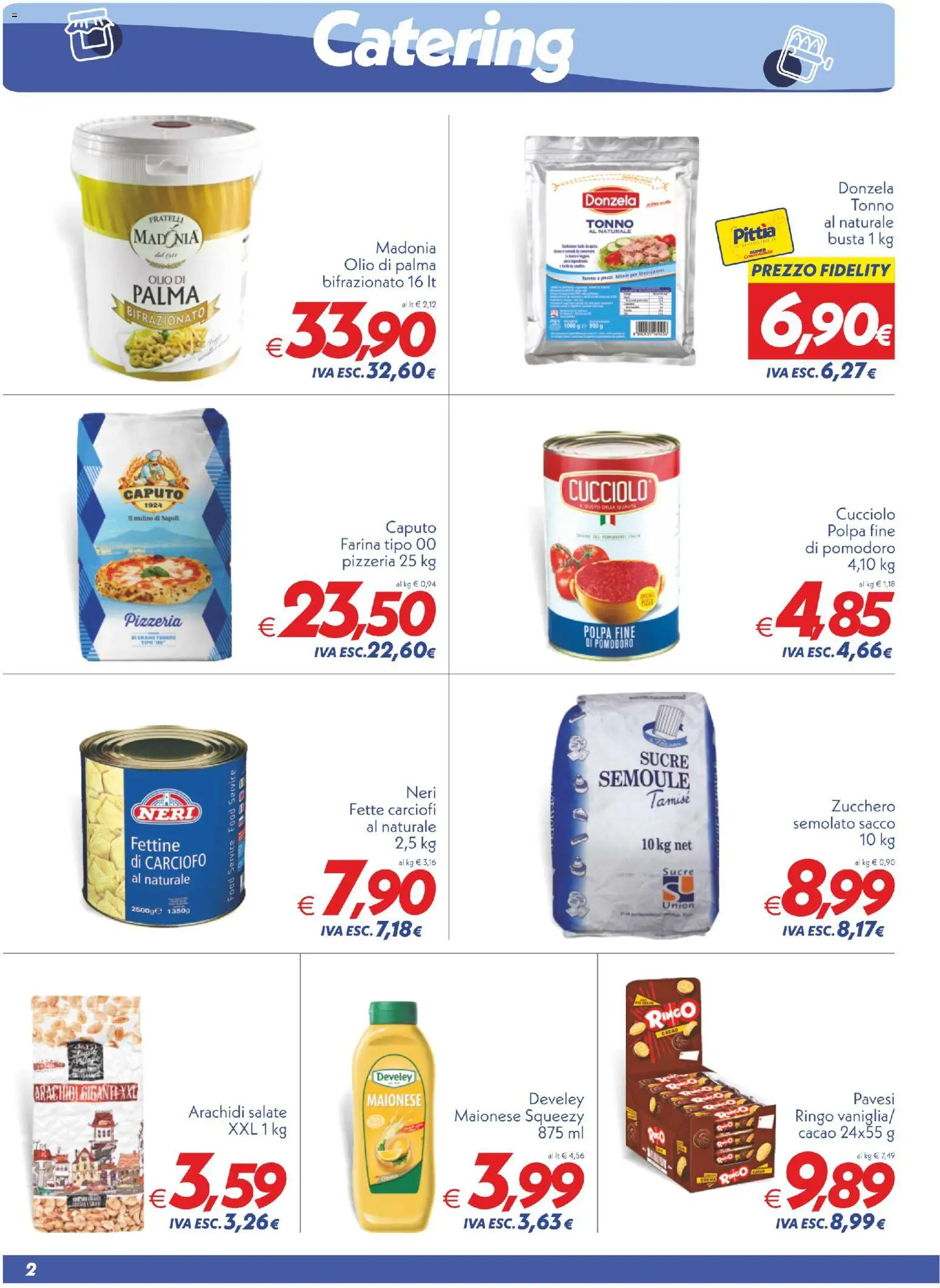 Volantino SuperConveniente del 05.12.2025 | Pagina: 2 | Prodotti: Zucchero, Pomodoro, Farina, Arachidi