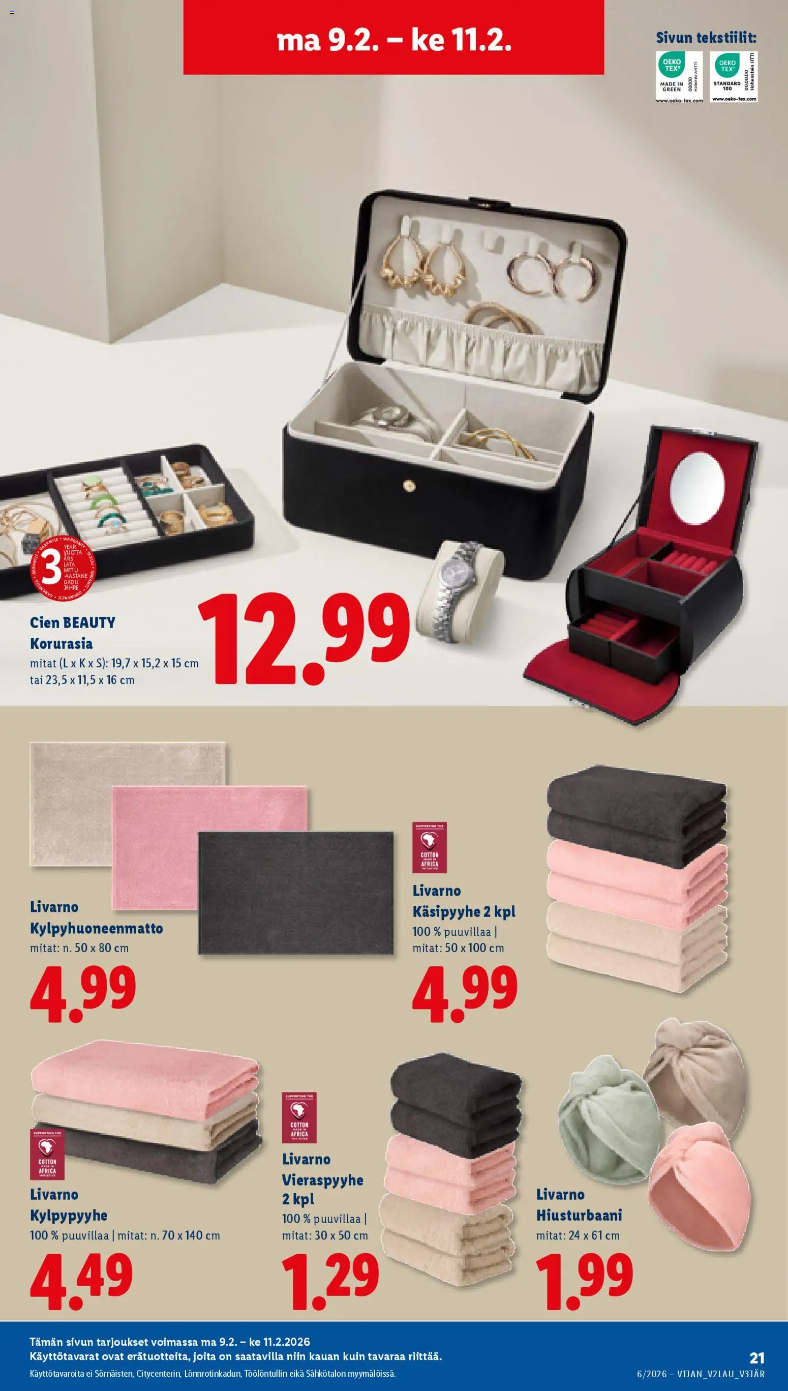 Lidl tarjoukset – voimassa 05.02.2026 alkaen | Sivu: 27 | Tuotteet: Korurasia