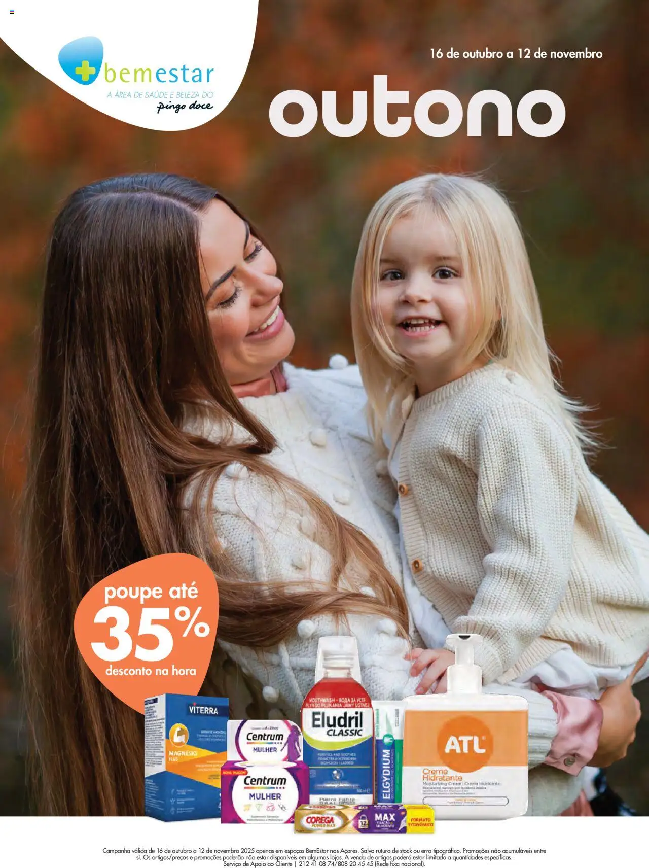 Pingo Doce - Bem Estar Outono Açores │ válido de 16.10.2025 | Página: 1 | Produtos: Creme