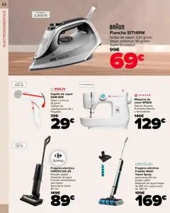 Vista previa Carrefour folleto válido desde el 09.01.2026 | Página: 62 | Productos: Cepillo, Plancha