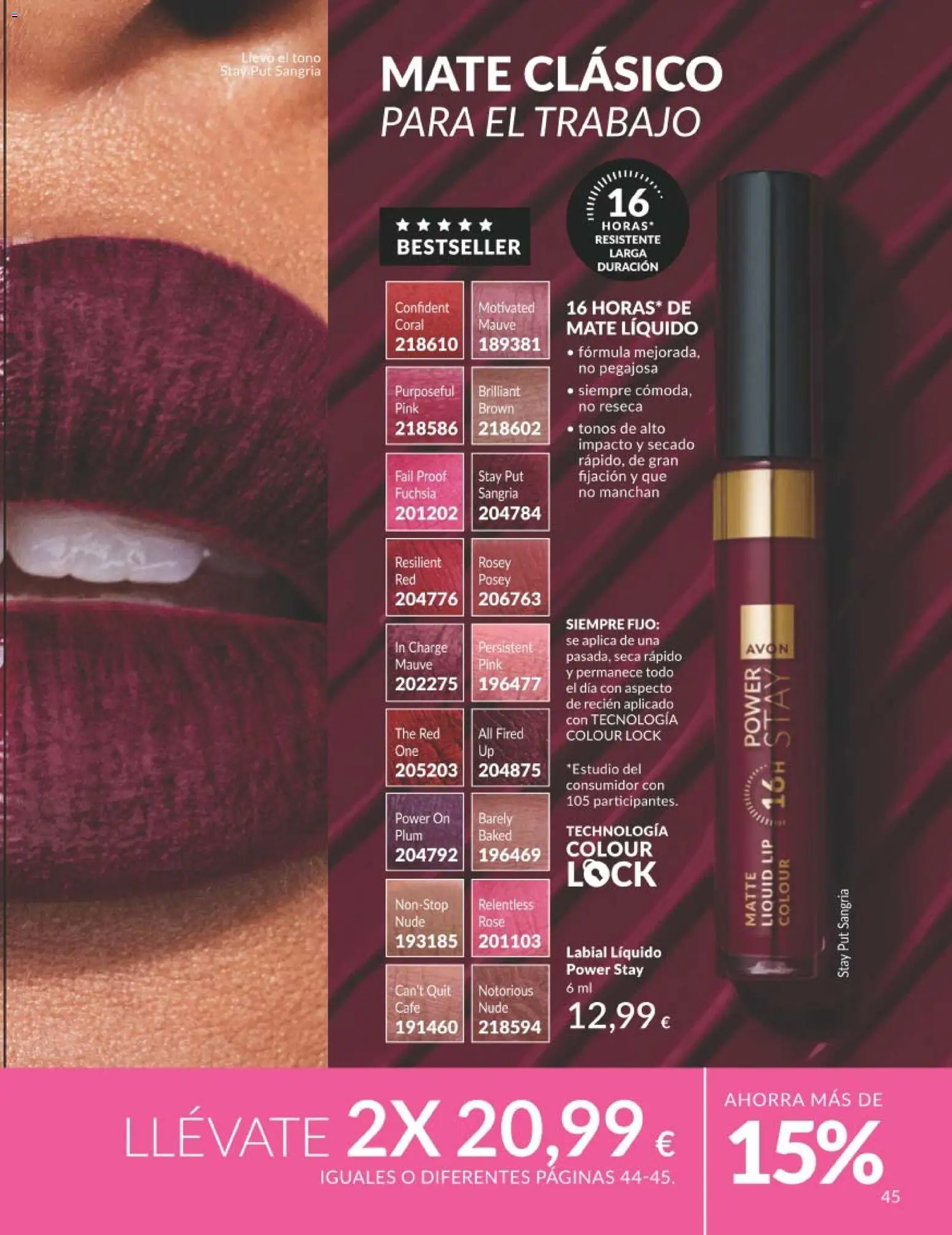 Catálogo AVON campaña 3 │ válido desde el 01.03.2026 | Página: 45 | Productos: Café