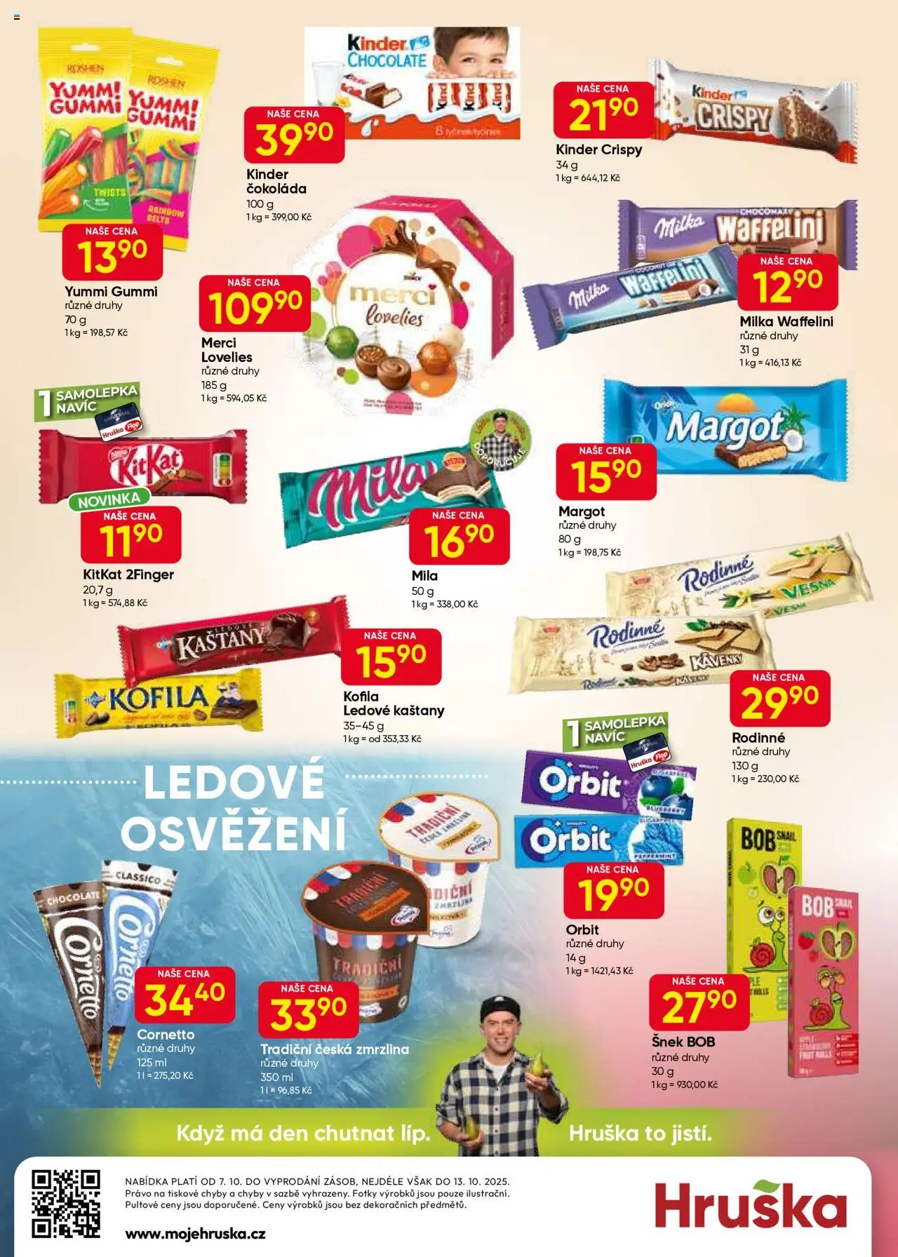 Hruška leták od 07.10.2025 | Strana: 12 | Produkty: Čokoláda, Milka, Ledové kaštany, Kofila