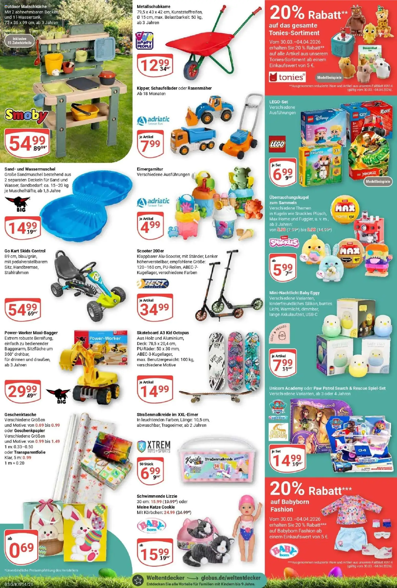 Globus prospekt Braunschweig	 – gültig ab 30.03.2026 | Seite: 29 | Produkte: Rasenmäher, Scooter