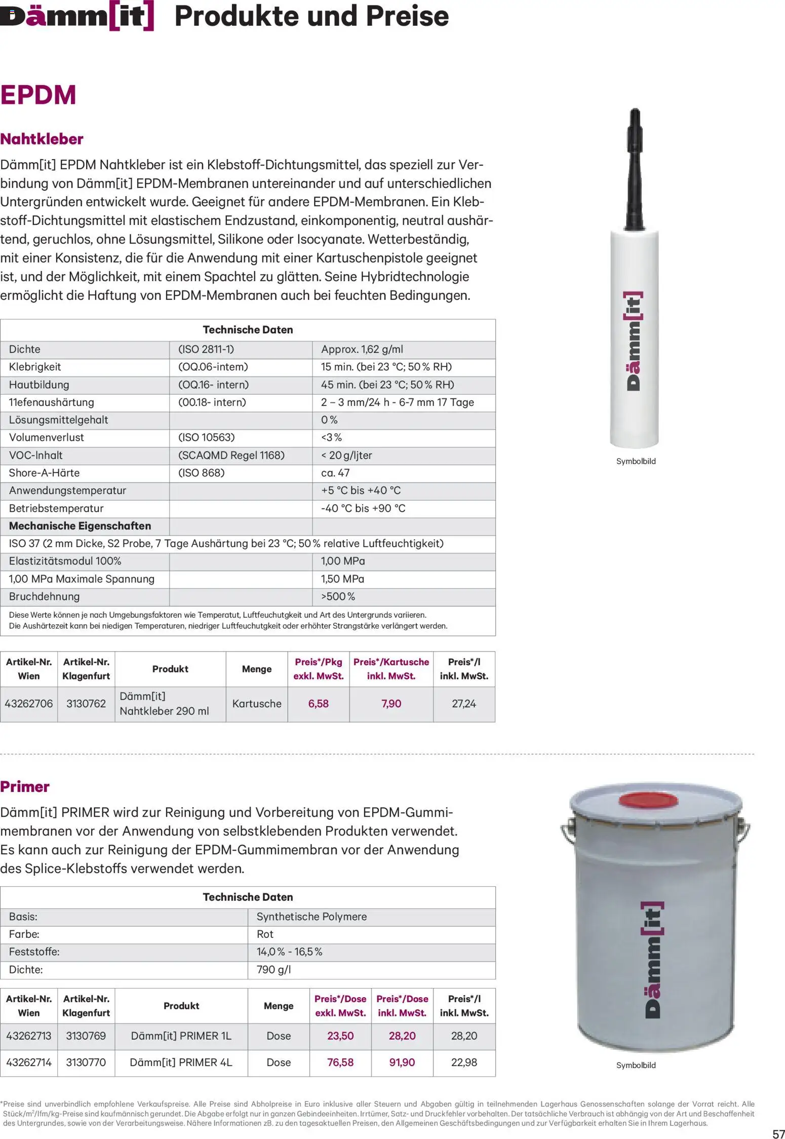 Lagerhaus Dämm[it] Folder gültig ab 02.01.2026 | Seite: 57