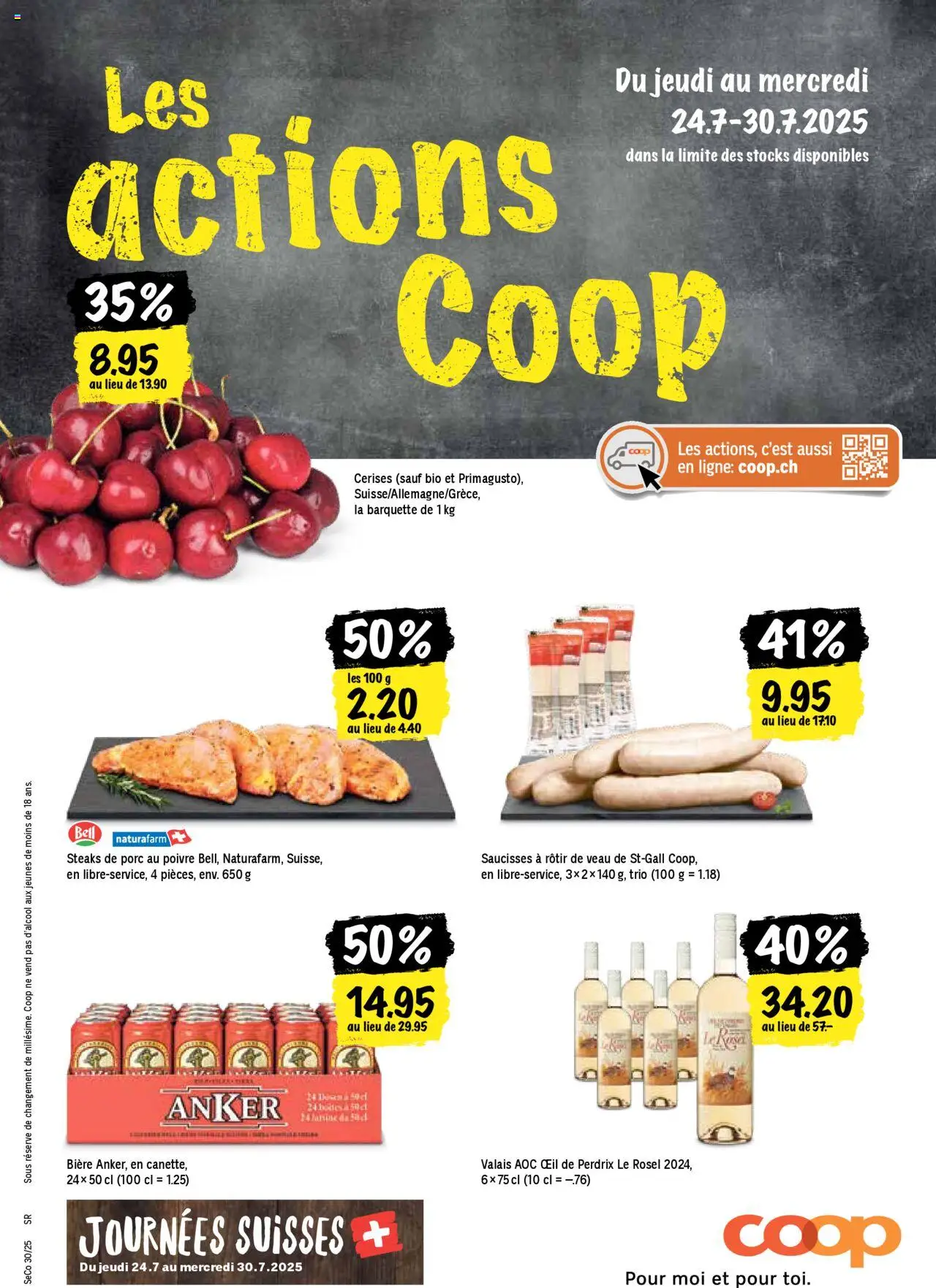 Coop - Les actions de la semaine ab 24.07.2025 | Seite: 1