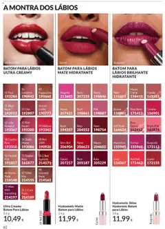 BATOM PARA LÁBIOS ULTRA CREAMY, Ultra Creamy Batom Para Lábios 3,6 g │ válido de 01.08.2025 | Página: 62 | Produtos: Blush, Batom, Creme