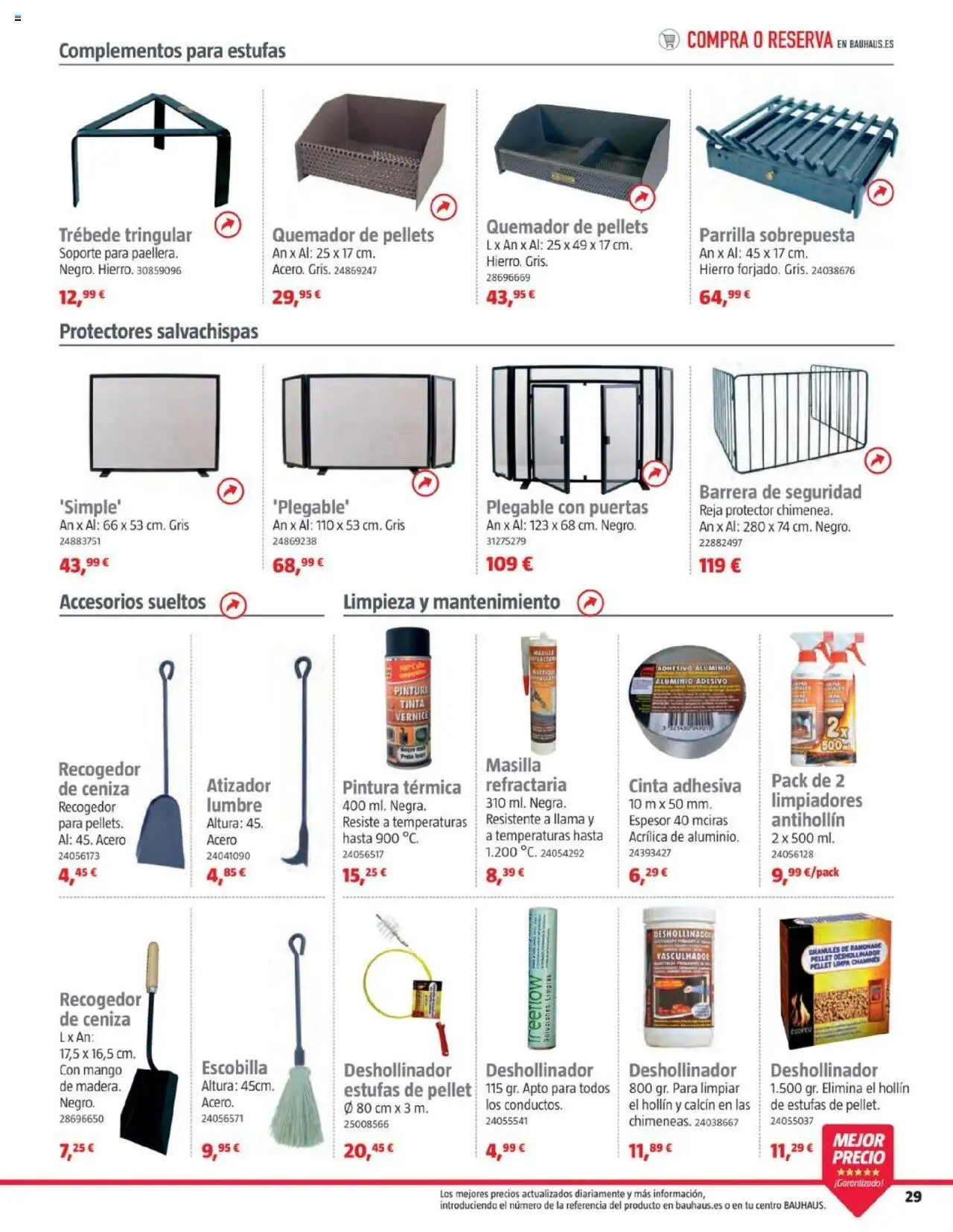 Bauhaus - Calefacción │ válido desde el 16.09.2025 | Página: 29 | Productos: Quemador, Parrilla, Ρούτερ