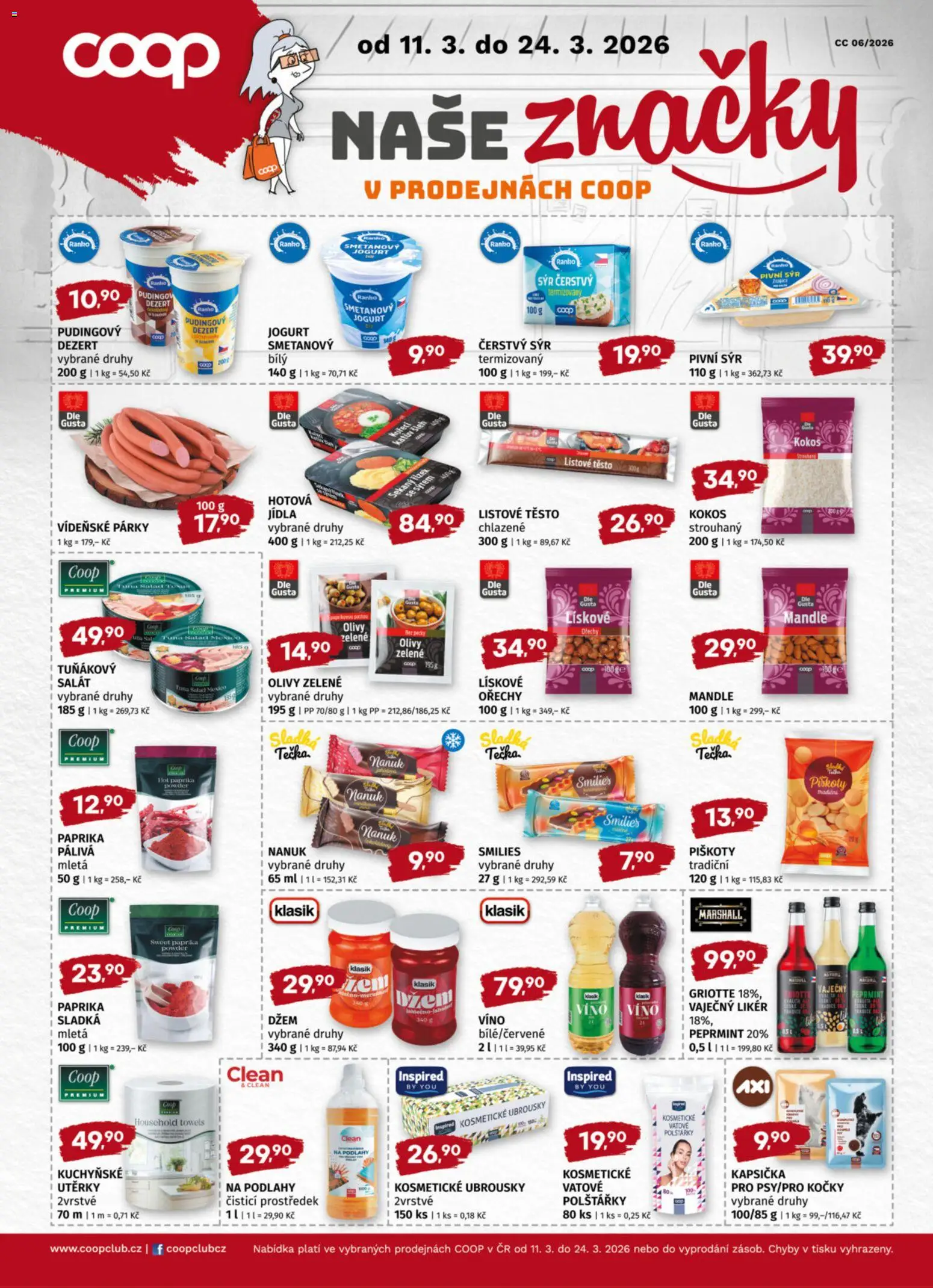 Terno leták od 18.03.2026 | Strana: 17 | Produkty: Čistící prostředek, Jogurt, Likér, Těsto