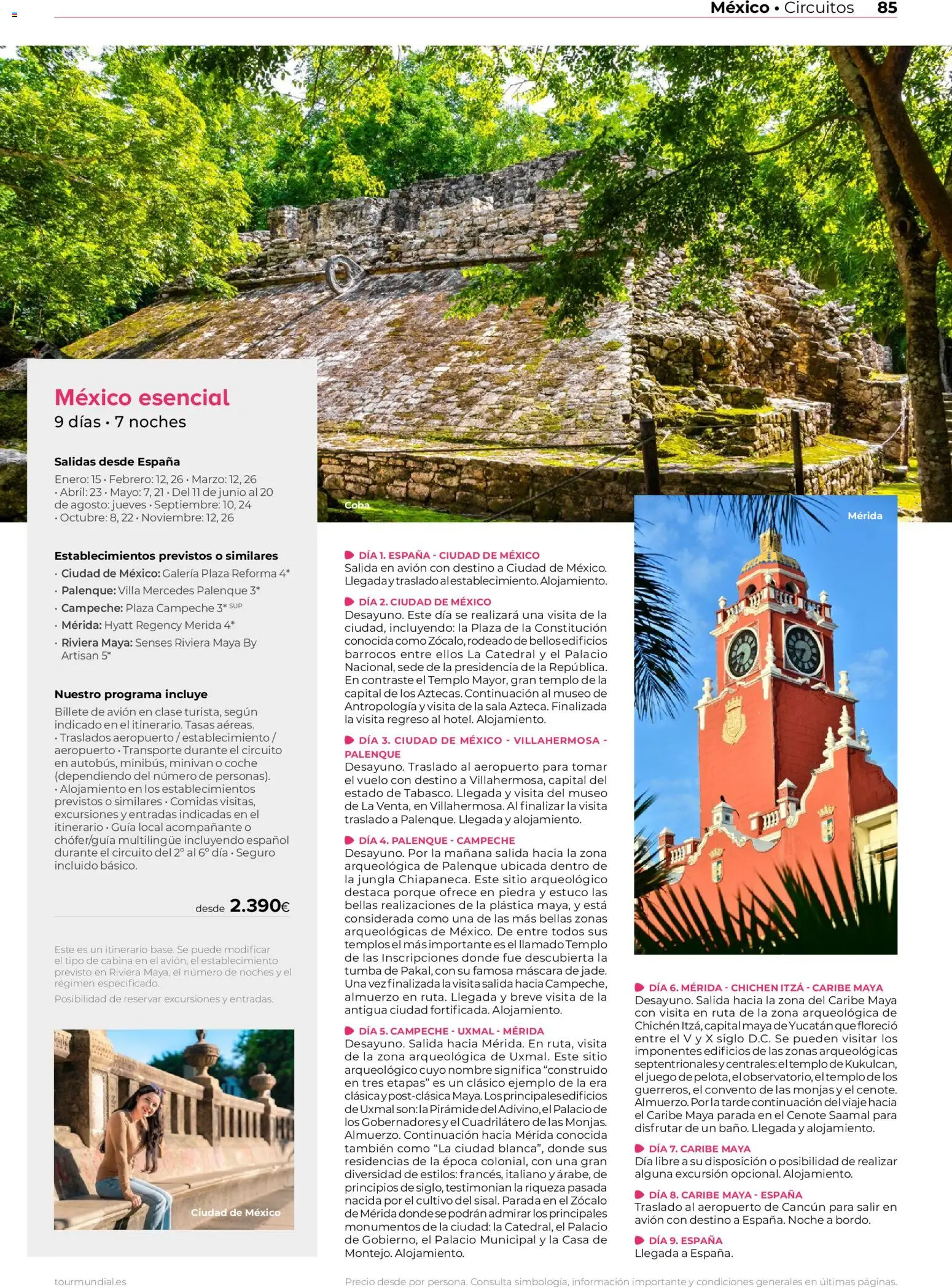 Viajes El Corte Inglés Norteamérica y Caribe │ válido desde el 01.01.2026 | Página: 85 | Productos: Máscara