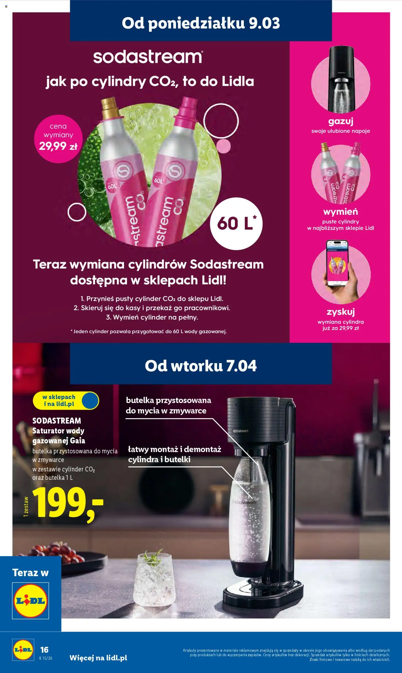 Lidl Katalog od 07.04.2026 | Strona: 18 | Produkty: Napoje, Sodastream