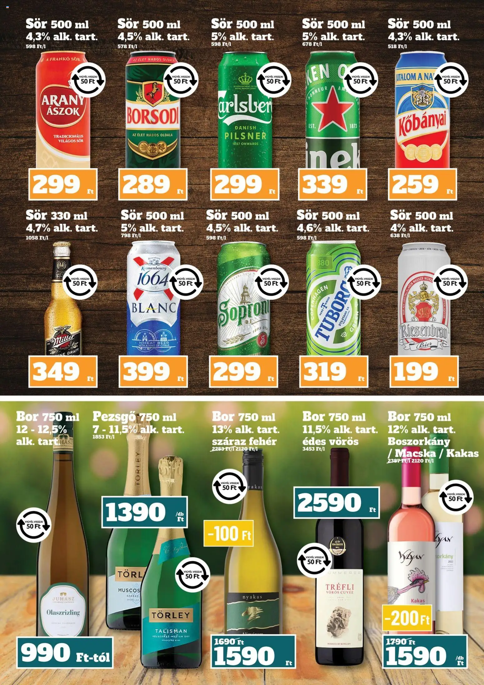 Family Diszkont akciós ujság - amely érvényes a következő dátumtól: 15.01.2026 | Oldal: 27 | Termékek: Pezsgő, Bor, Sör