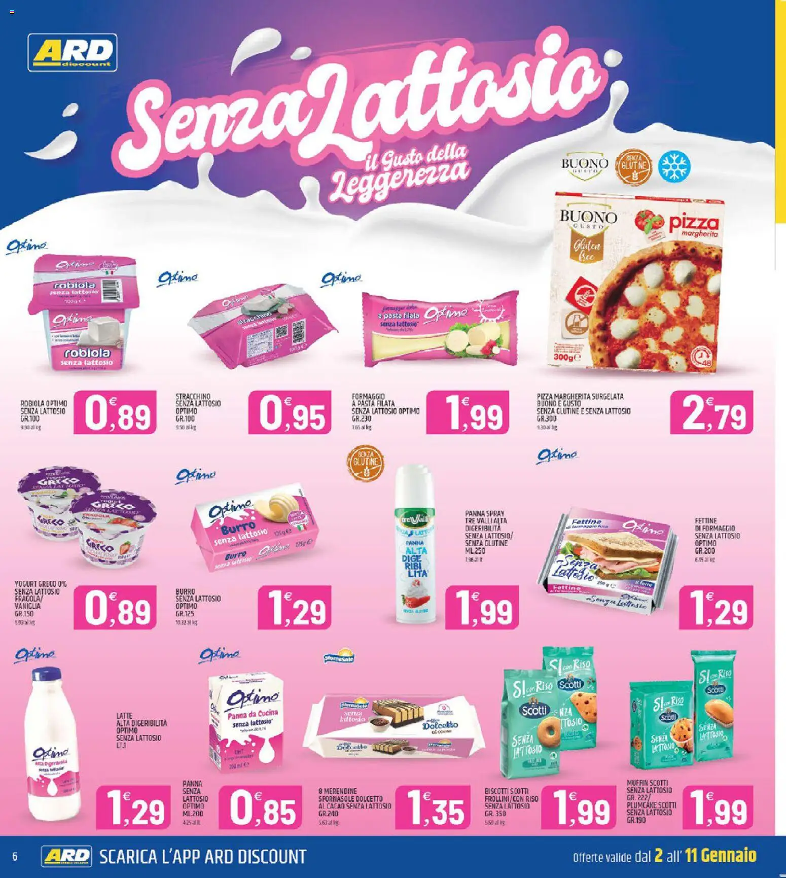 Volantino ARD Discount del 02.01.2026 | Pagina: 6 | Prodotti: Burro, Stracchino, Plumcake, Robiola
