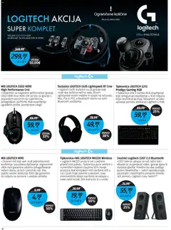 Centar Tehnike - Katalog - Pregled kataloga iz trgovine Centar Tehnike, vrijedi od 02.02.2026 | Stranica: 4 | Proizvodi: Stol, Radni stol, Miš, Tipkovnica