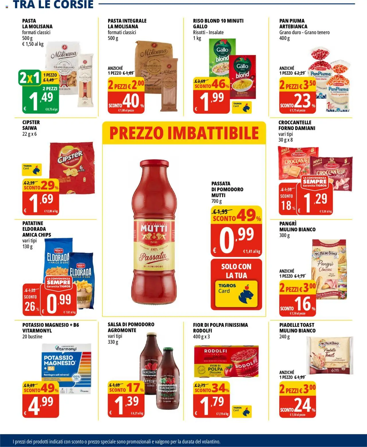 Volantino Tigros del 31.07.2025 | Pagina: 20 | Prodotti: Basilico, The, Mutti, Forno