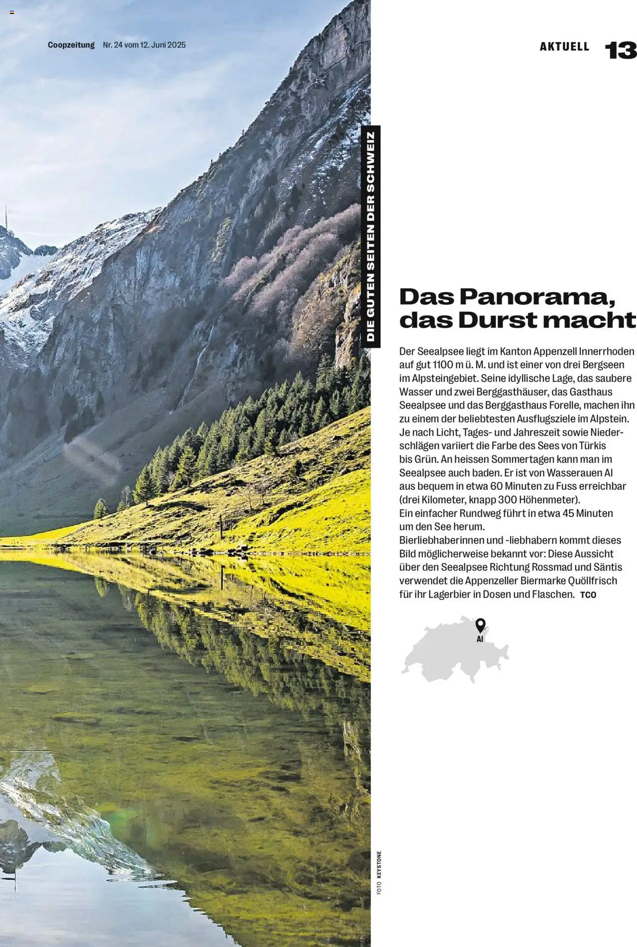 Coop - Magazin ab 12.06.2025 | Seite: 13 | Produkte: Wasser