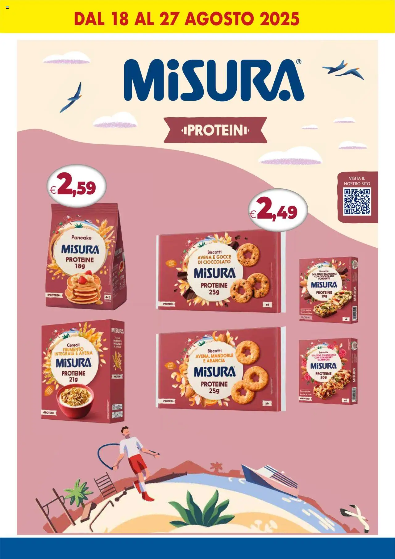 Volantino Famila del 18.08.2025 | Pagina: 6 | Prodotti: Cioccolato, Biscotti, Mandorle, Arancia