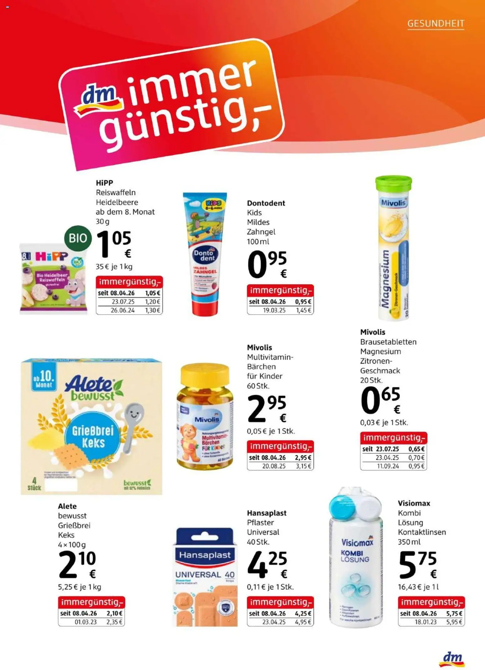 dm drogerie markt Journal April 2026 gültig ab 09.04.2026 | Seite: 21 | Produkte: Papier blanc