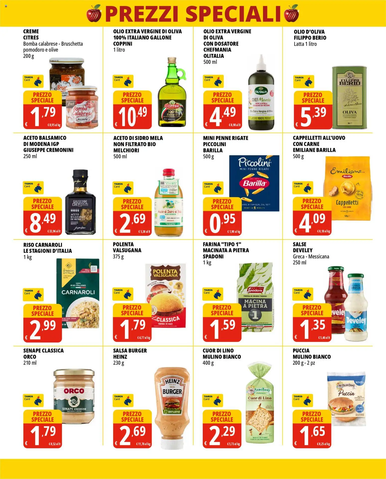 Volantino Tigros del 26.02.2026 | Pagina: 3 | Prodotti: Riso, Pomodoro, Olive, Mais