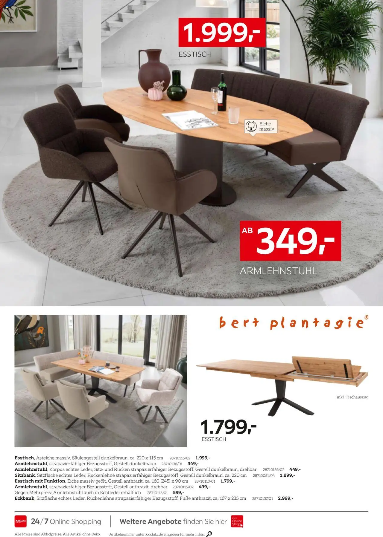 XXXL Lutz Marken Spezial - gültig ab dem 11.08.2025 | Seite: 6 | Produkte: Esstisch