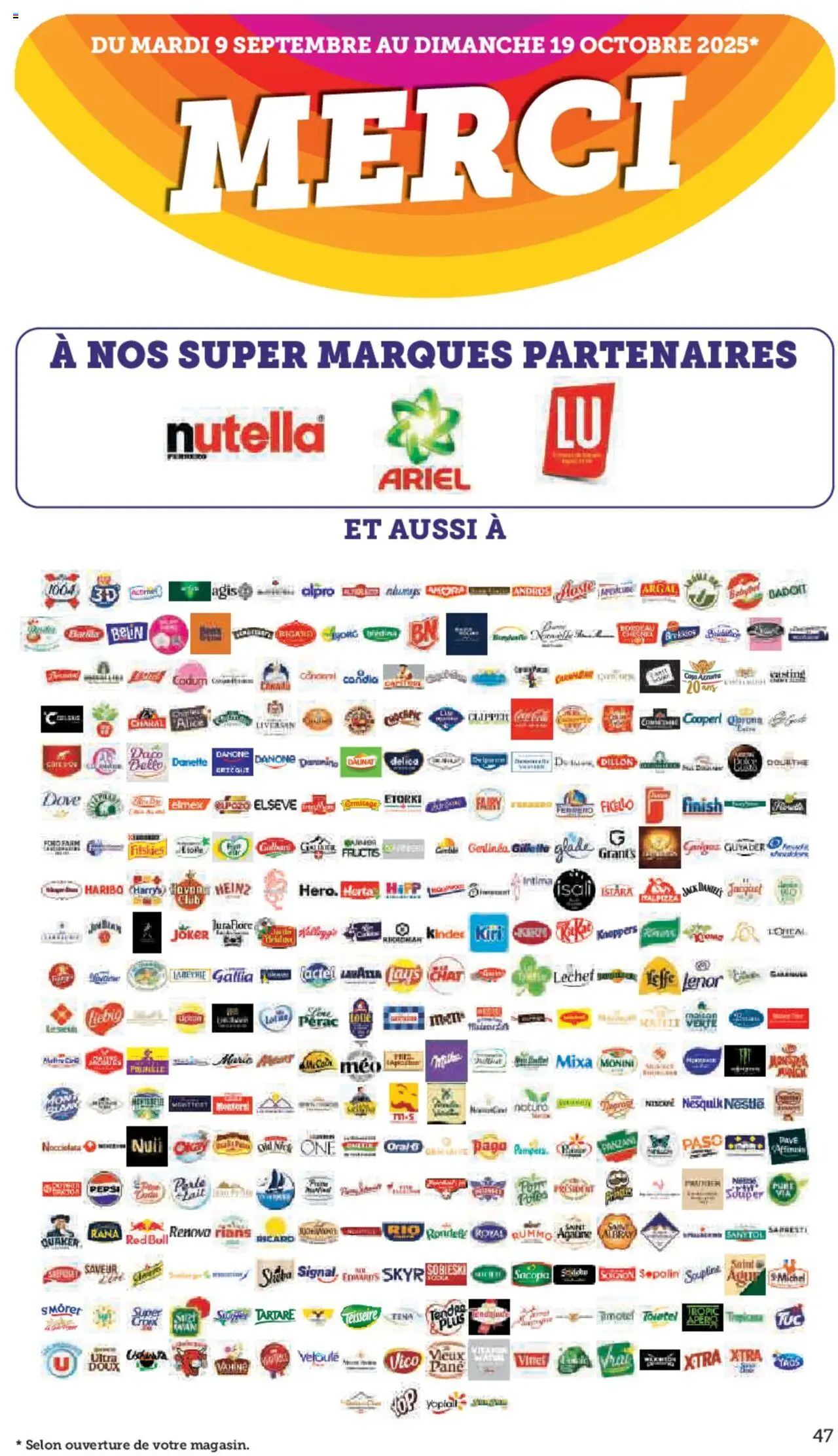 {H1} | Page: 47 | Produits: Soupe, Fairy, Soupline, Pizza